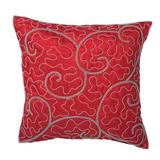 Vickerman 505687 - 18" x 18" Filigree Scroll Pillow (QTX17315) Christmas Pillows