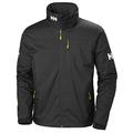 Helly Hansen Crew Hooded Midlayer Jacket Mens Black XS