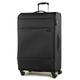 Rock 55cm Deluxe-Lite Super Lightweight 8 Wheel Spinner Luggage Black Small