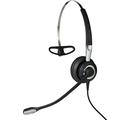 Jabra Biz 2400 II USB-A CC UC On-Ear Mono Headset - Unified Communications Optimised Noise-cancelling Corded Headphone with HD Voice and Programmable Controller