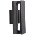 Craftmade Kai 14" High Matte Black LED Outdoor Wall Light