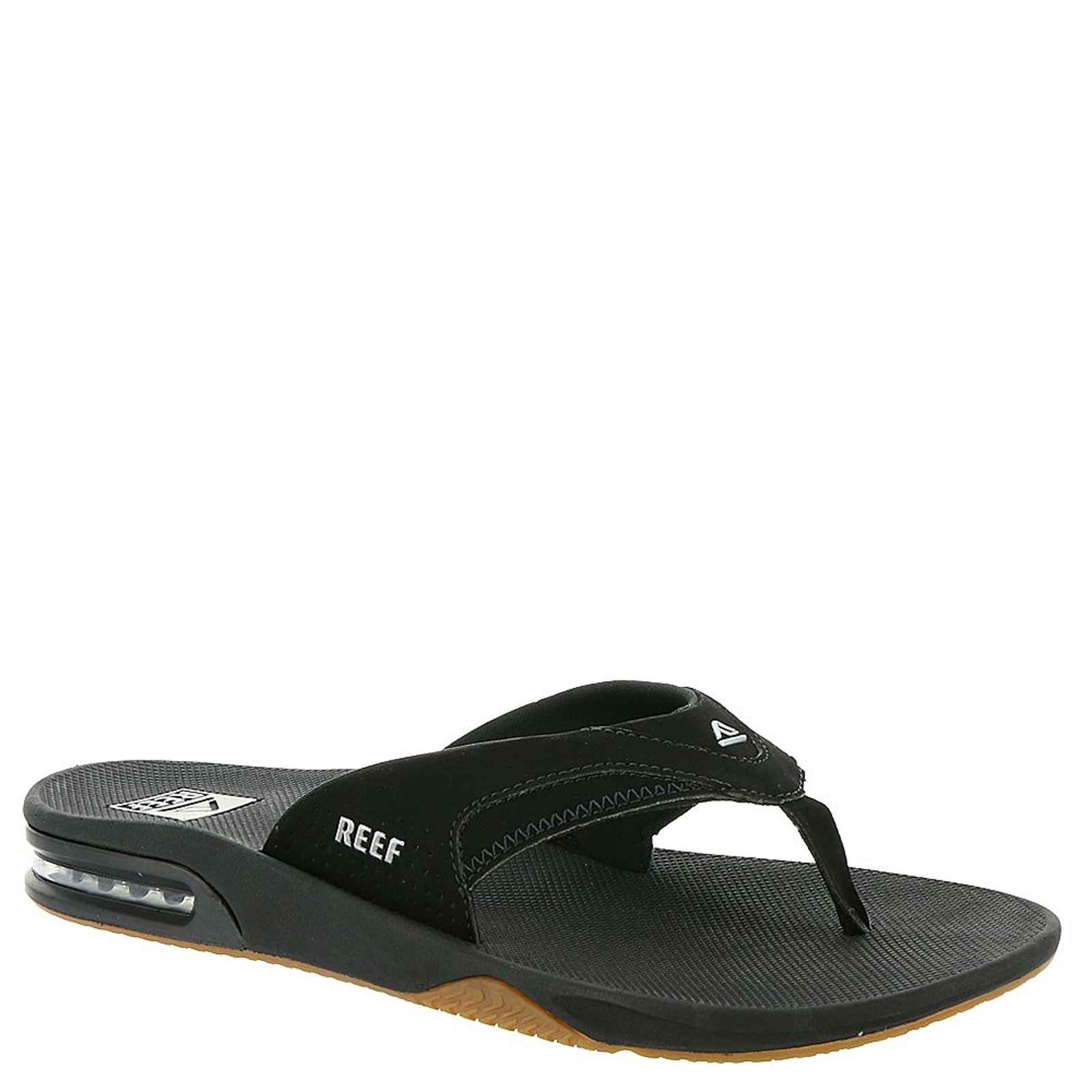 REEF Fanning - Mens 9 Black Sandal Medium