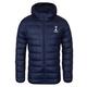 Tottenham Hotspur FC Official Gift Mens Quilted Hooded Winter Jacket Navy Small