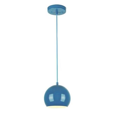 Westinghouse 610158 - 1 Light Blue Mini Pendant Ceiling Light Fixture (1 Lt. Adjustable Mini Pendant Blue Finish)