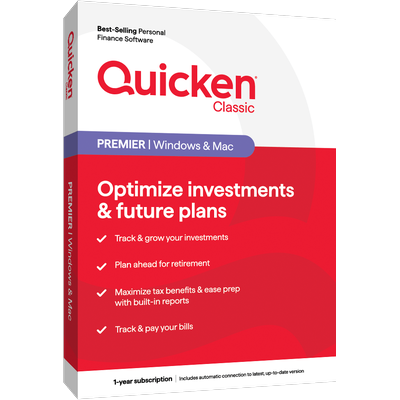 Quicken Premier for Mac Personal Finance and Inves...