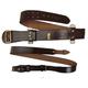 Sam Browne Belt + Shoulder Strap Brown Leather Brass Uniform Accessories R145 (Size 30)