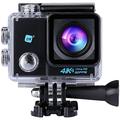 NK GRAVE - Underwater Action Cam Sports camera 4K (Ultra-High Definition) HD 16MP, WiFi - HDMI, 30M Waterproof Case, 170º Wide Angle, Ultra-Advanced Sensor Toshiba, 900mAh (15 Multiple Accessories)