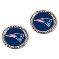 Women's WinCraft New England Patriots Round Post Earrings
