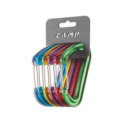 C.A.M.P. Photon Wiregate Carabiner Rackpack-Assorted-6 Pack