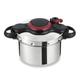 Tefal P4620768 Clipso Minut Easy Pressure Cooker, Stainless Steel, 6 Litre, 37 x 25.2 x 22.2 cm