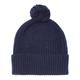 Pure Cashmere Bobble Hat, Navy