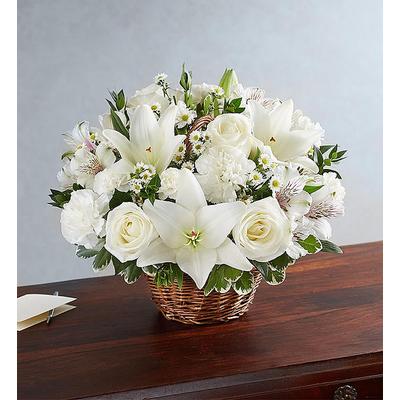 1-800-Flowers Everyday Gift Delivery Peace Prayers & Blessings All White Medium | Happiness Delivered To Their Door