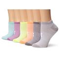 Under Armour Girls Essential No-Show liner socks (6 Pairs), Marl/Assorted Colors, Youth Large