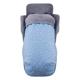 JYOKO Kids Waterproof Footmuff for Stroller Compatible with Maclaren Pushchairs (Blue Sparkles, Fleece)