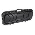 Plano 42” Long Gun Case, Black, Gun and Accessory Storage with Internal Locking Protective Foam, Hard Double Gun Case