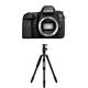 Canon EOS 6D Mark II Vollformat SLR-Digitalkamera (26,2 Megapixel, 7,7 cm (3 Zoll) Display, DIGIC 7, mit WLAN/NFC/Bluetooth und GPS) nur Gehäuse schwarz+Rollei C6i Carbon Black