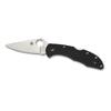 Spyderco Delica4 Lightweight Black FRN Flat Ground PlainEdge C11FPBK