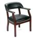 Boss OTraditional Style Captain's Guest Arm Chair Color - Black