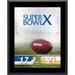 Pittsburgh Steelers vs. Dallas Cowboys Super Bowl X 10.5" x 13" Sublimated Plaque