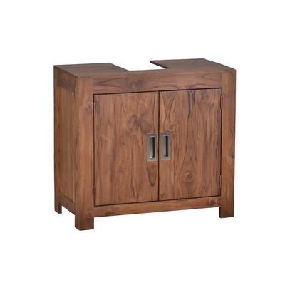 MiaMöbel Bad Unterschrank für Waschbecken Massivholz Teak Modern Indien Indisch Image