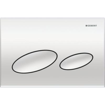 Geberit Kappa20 Betätigungsplatte seidenglanz-verchromt für 2-Mengen-Spülung 115228461 Image