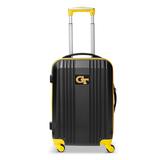 MOJO Yellow GA Tech Jackets 21" Hardcase Two-Tone Spinner Carry-On