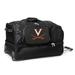 MOJO Virginia Cavaliers Black 27'' 2-Wheel Drop Bottom Rolling Duffel Bag