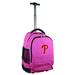 MOJO Pink Philadelphia Phillies 19'' Premium Wheeled Backpack