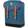 Venice Urbaner Freizeit Damen Herren Rucksack Im Retro Look Mit Gepolstertem 15'' Laptop Fach Schulrucksack Wanderrucksack Streetpack, Blue Steel, 28L