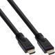 InLine 17507P HDMI Kabel, HDMI-High Speed mit Ethernet, Premium, 4K2K, Stecker / Stecker, schwarz / gold, 7,5m