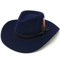Cotswold Country Hats Crushable Safari Fedora Hat (X-Large, Navy)