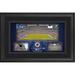 Indianapollis Colts Framed 10" x 18" Stadium Panoramic Collage with Game-Used Football - Limited Edition of 500