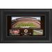 Cleveland Browns Framed 10" x 18" Stadium Panoramic Collage with Game-Used Football - Limited Edition of 500