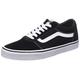 Vans Men's Ward Sneaker, Black Suede Canvas Black White C24, 10 UK