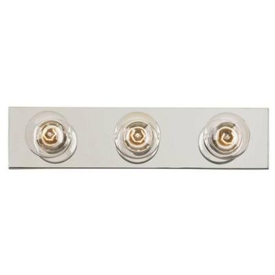 Westinghouse 66406 - 3 Light Chrome Wall Light Fixture