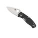 Spyderco Persistence Folding Knife Black Handle G-10 Steel Silver FE Blade C136GP