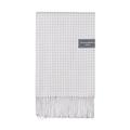 The Tartan Blanket Co. Oversized Gingham Scarf Quiet Grey