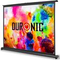 Duronic Projector Screen DPS50 /43 Portable Desktop Projection Screen 4:3 Ratio for School, Theatre, Home Cinema, 102 X 76cm HD 4K 8K Ultra HDR 3D