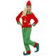 Widmann - Kostüm Elf Santas Helfer, Oberteil mit Gürtel, Hose, Hut, Weihnachten, Karneval, Mottoparty