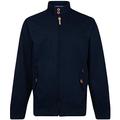 Lambretta Men's Heritage Mod Vintage Harrington Jacket Designer Retro Coat Size Navy Blue 4XL