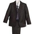 Lito Angels Formal Suits & Blazer for Kids Boys, Wedding Page Boy Prom Outfits, Age 10 Years, Grey