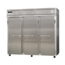 Continental Refrigerator 3RRFE-SS 85 1/2" Solid Door Extra-Wide Dual Temperature Reach-In Refrigerator / Refrigerator / Freezer - 71 cu. ft.