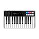 IK Multimedia iRig Keys I/O MIDI 25 - MIDI-Tastatur, tragbare Klaviertastatur, für Mac, iPhone und iPad, 25 Tasten, 8 Pads, Musikproduktionsstation, Software und Anwendungen