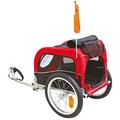 Croci Cargo Bike - Fahrradanhänger und Hundewagen - Praktischer, geräumiger und komfortabler Fahrrad-Hundeträger - 119 cm lang für Hunde bis 30 kg
