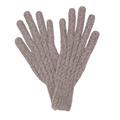 100% Alpaca gloves hand-knitted (Oatmeal)