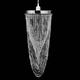 vidaXL Crystal Pendant Chandelier 22 x 58 cm