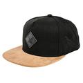 Blackskies Port Fairy Snapback Hat | Men Women Premium Baseball Cap Dad 5-Panel Strapback Hip Hop Urban Suede Black