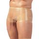 Die Latex Collection Latex Boxer mit Penis Sleeve, Small/Medium, Transparent