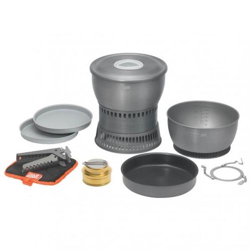 Esbit – Spiritus-Kochset CS2350 – Spirituskocher Gr 1,8 l / 2,35 l grau/schwarz