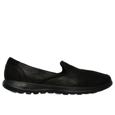 Skechers Women's GOwalk Lite - Queenly Shoes | Size 5.0 | Black | Textile | Vegan | Machine Washable